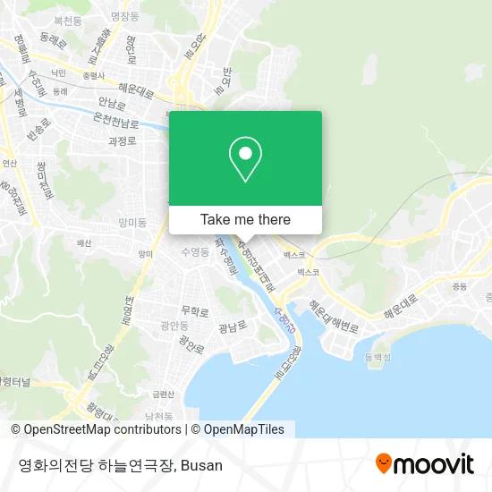 영화의전당 하늘연극장 map