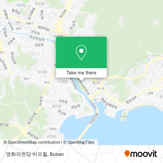 영화의전당 비프힐 map
