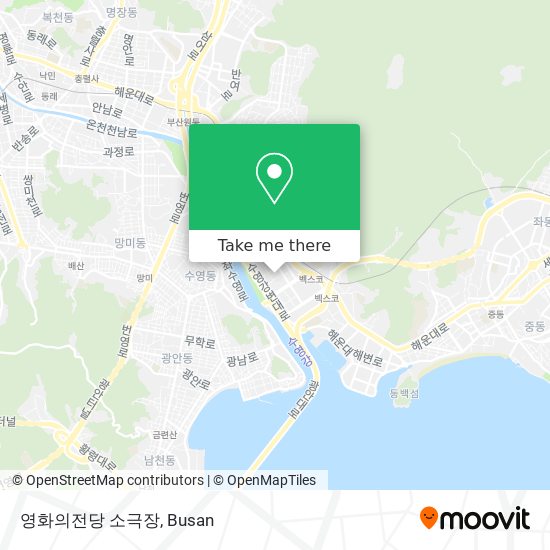 영화의전당 소극장 map