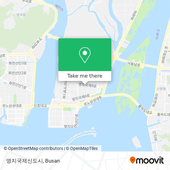 명지국제신도시 map