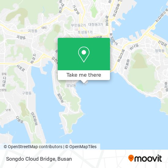 Songdo Cloud Bridge map