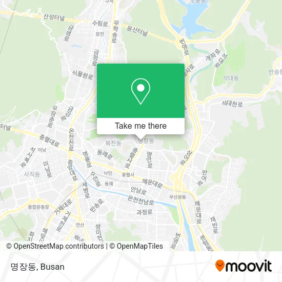 명장동 map