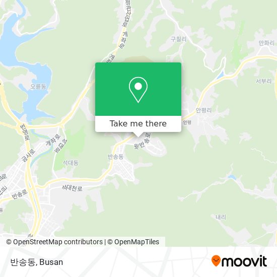 반송동 map