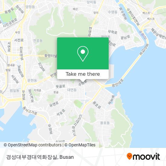 경성대부경대역화장실 map