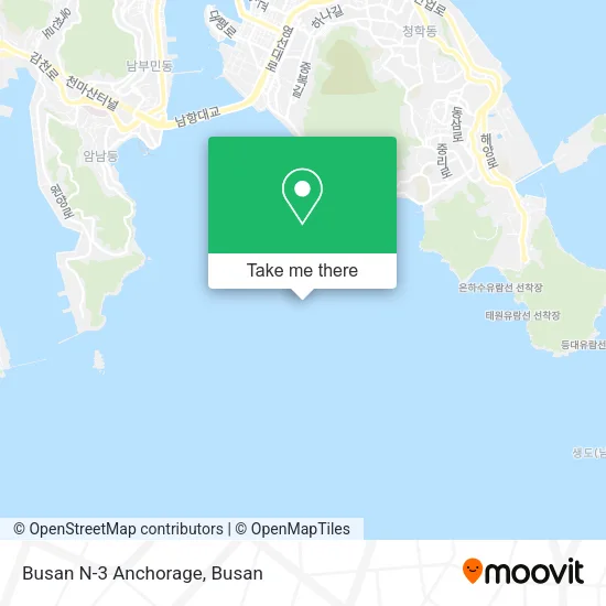 Busan N-3 Anchorage map