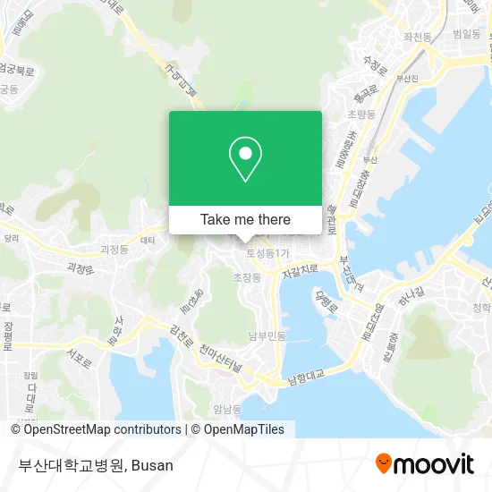 부산대학교병원 map