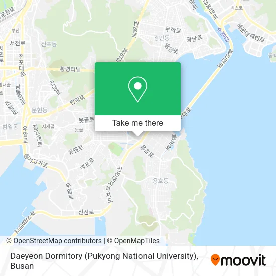 Daeyeon Dormitory (Pukyong National University) map