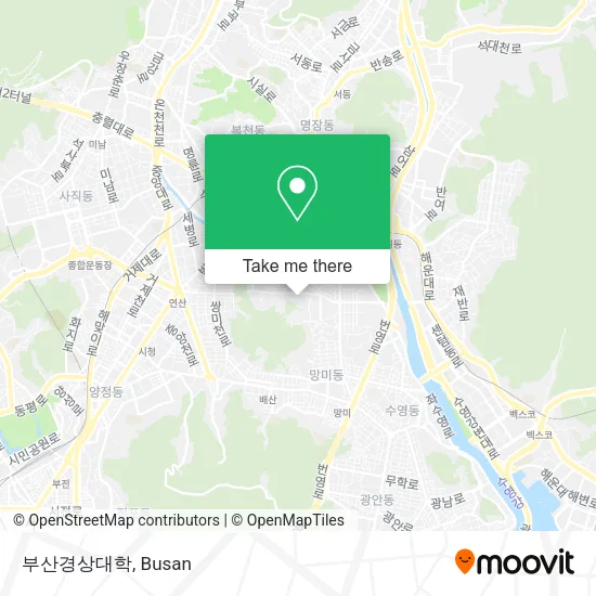 부산경상대학 map