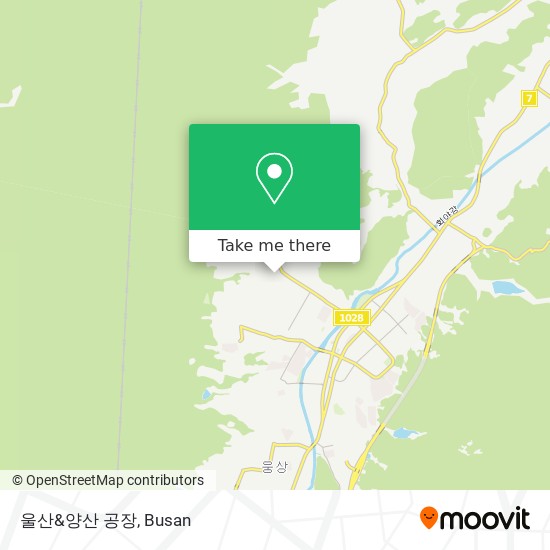 울산&양산 공장 map