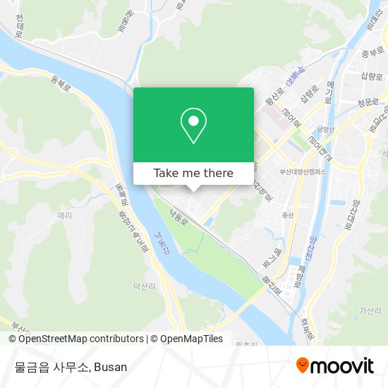 물금읍 사무소 map
