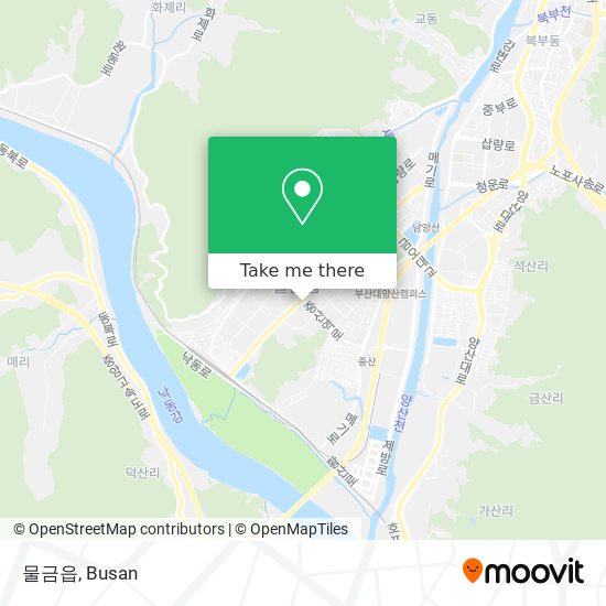 물금읍 map