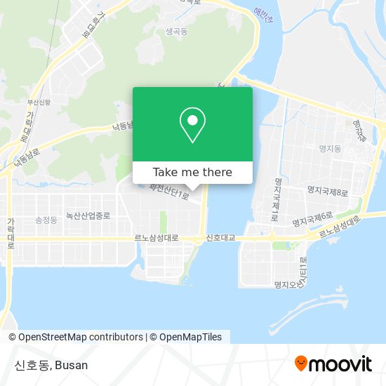 신호동 map