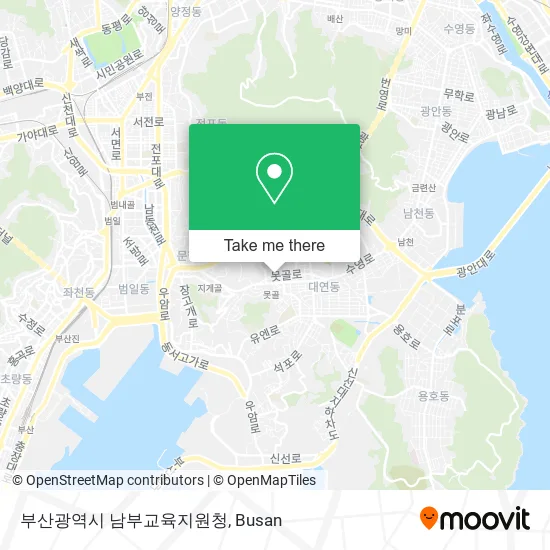 부산광역시 남부교육지원청 map