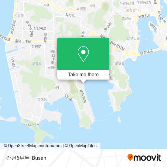 감천6부두 map