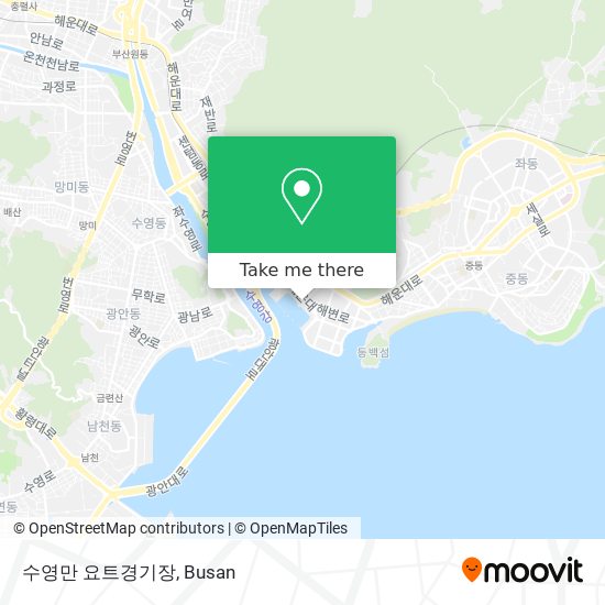 수영만 요트경기장 map