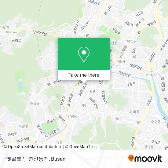 옛골토성 연산동점 map