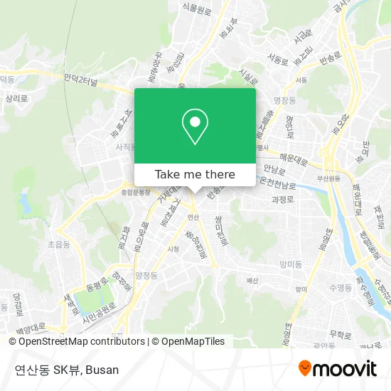연산동 SK뷰 map