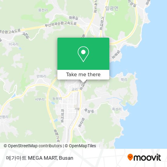 메가마트 MEGA MART map