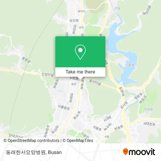 동래한서요양병원 map