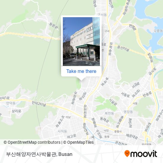 부산해양자연사박물관 map