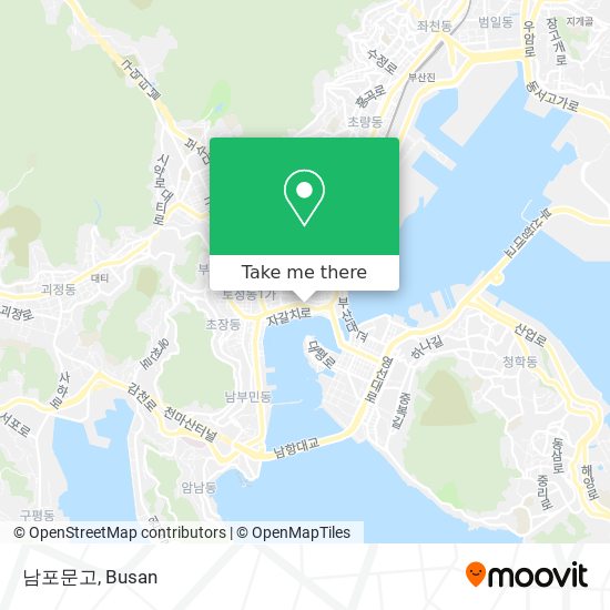 남포문고 map