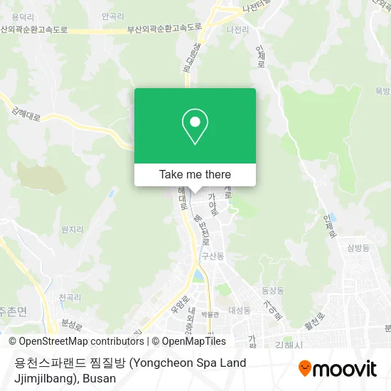 용천스파랜드 찜질방 (Yongcheon Spa Land Jjimjilbang) map