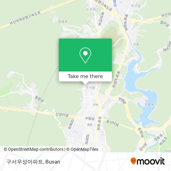 구서우성아파트 map