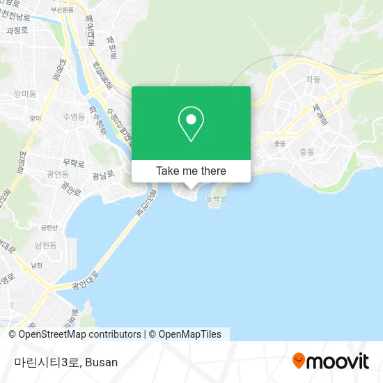마린시티3로 map