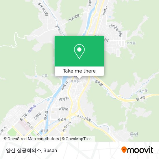 양산 상공회의소 map