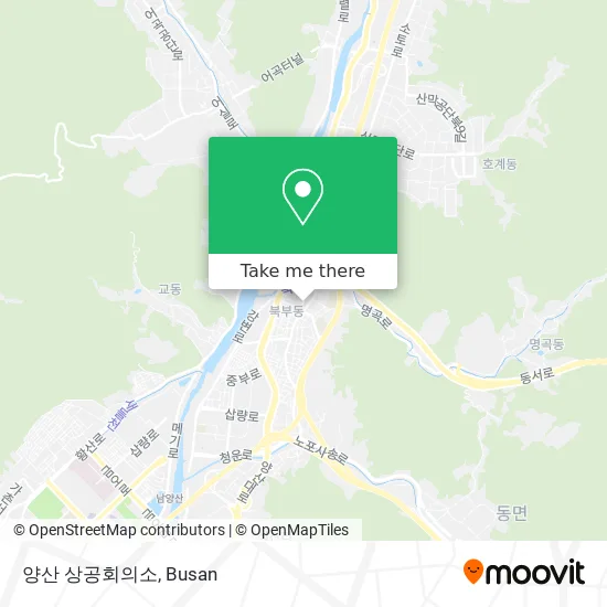 양산 상공회의소 map