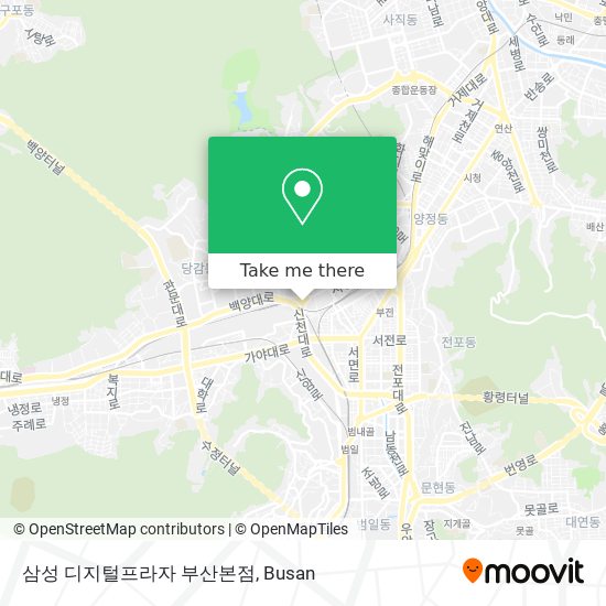삼성 디지털프라자 부산본점 map