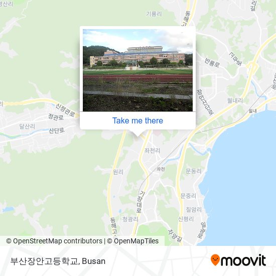 부산장안고등학교 map