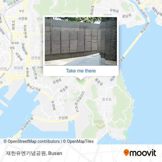 재한유엔기념공원 map