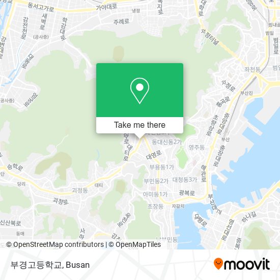 부경고등학교 map