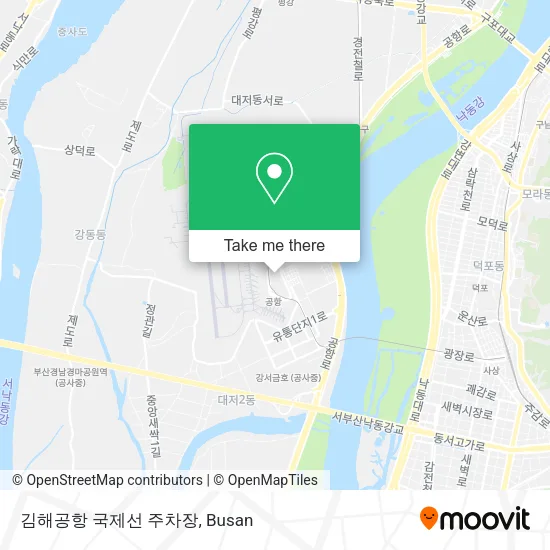 김해공항 국제선 주차장 map