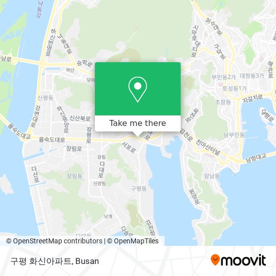 구평 화신아파트 map