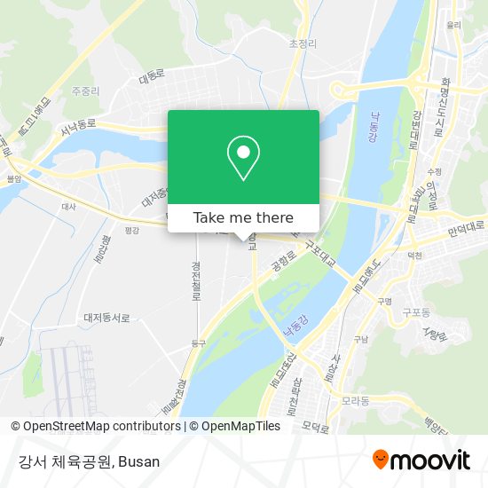 강서 체육공원 map