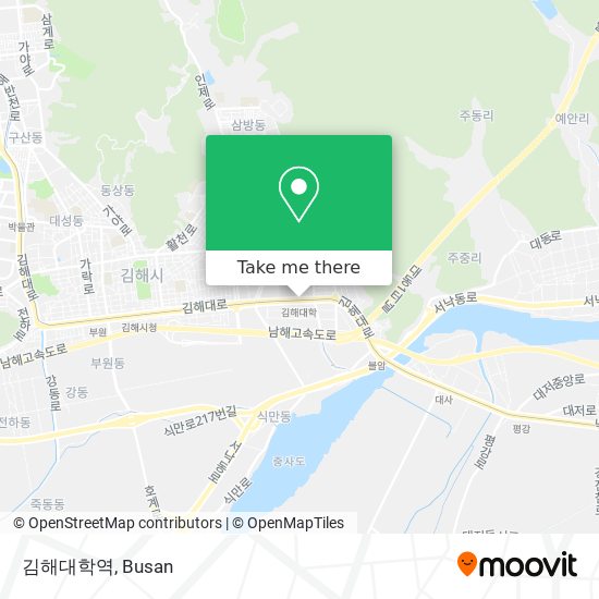 김해대학역 map
