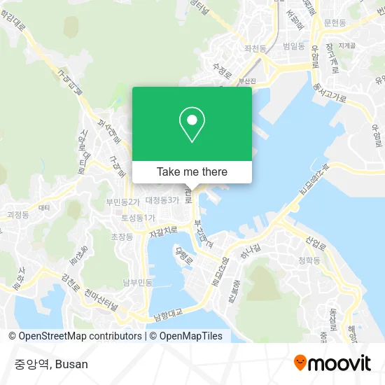 중앙역 map