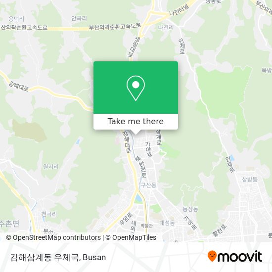 김해삼계동 우체국 map