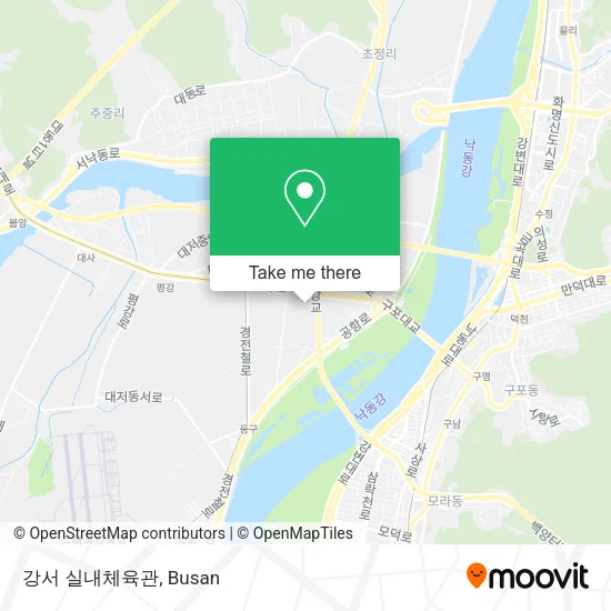 강서 실내체육관 map