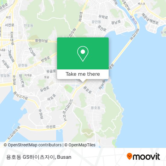 용호동 GS하이츠자이 map
