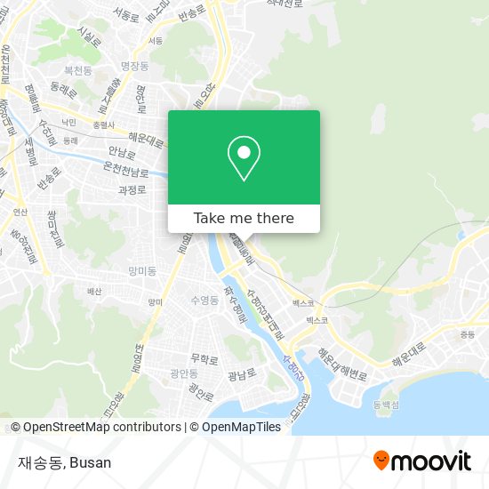 재송동 map