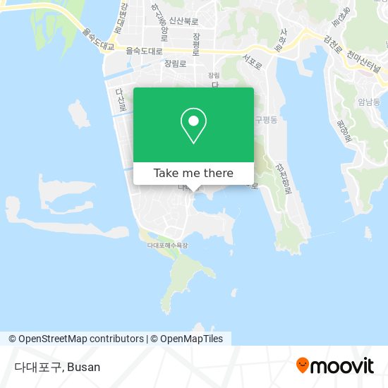 다대포구 map