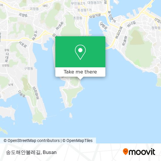 송도해안볼레길 map