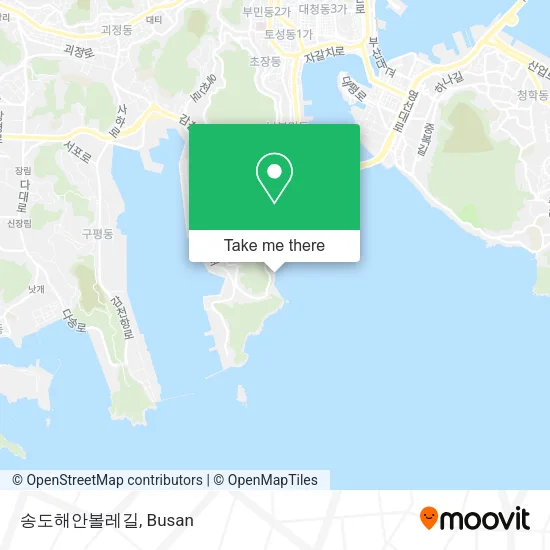 송도해안볼레길 map
