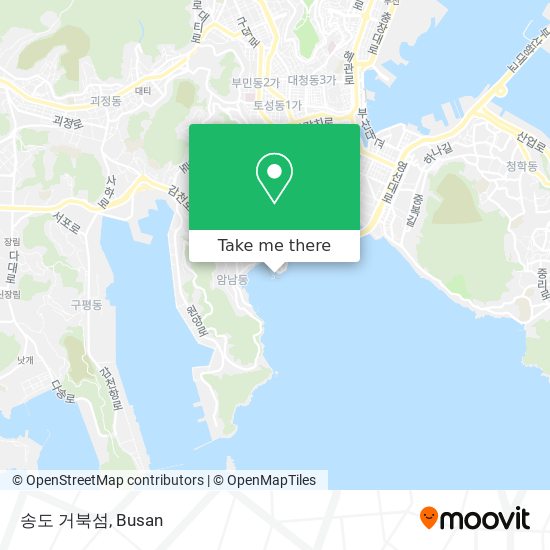 송도 거북섬 map