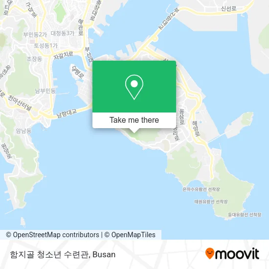 함지골 청소년 수련관 map