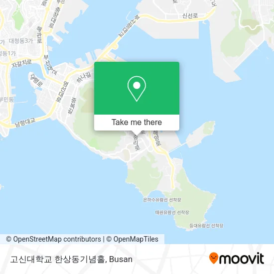 고신대학교 한상동기념홀 map