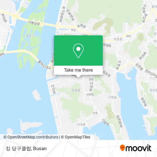 킹 당구클럽 map